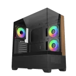 Cooler Master Elite 690 Black Wood Case - 3x 120mm ARGB included
