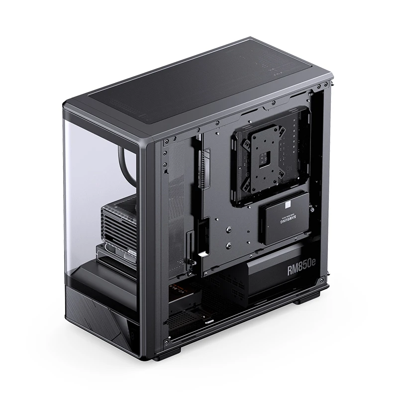Jonsbo D200 Black One-Piece Glass Panel Micro-ATX Tower Case 5 Jonsbo D200 Black One-Piece Glass Panel Micro-ATX Tower Case - Ảnh 5