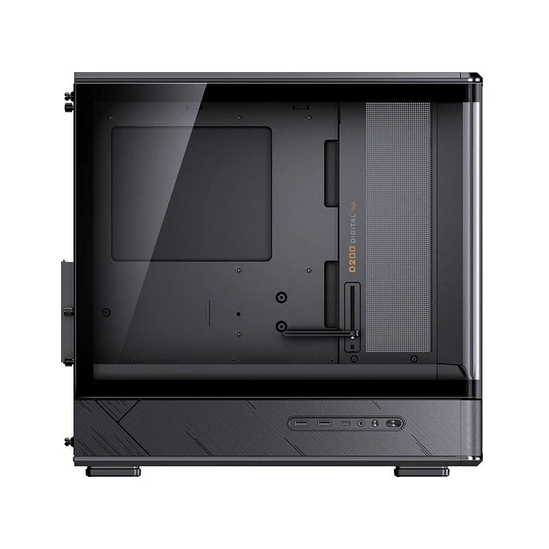 Jonsbo D200 Black One-Piece Glass Panel Micro-ATX Tower Case 6 Jonsbo D200 Black One-Piece Glass Panel Micro-ATX Tower Case - Ảnh 6
