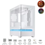 ASUS Prime AP202TG White M-ATX Tempered Glass Case
