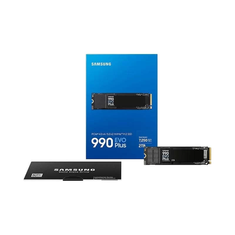 Samsung 990 EVO Plus 2TB (MZ-V9S2T0BW) SSD - M.2 2280 NVMe 2.0, PCIe Gen 4x4, Gen 5x2, 6.300 MB/s write, 7.250 MB/s read 3 Samsung 990 EVO Plus 2TB (MZ-V9S2T0BW) SSD - M.2 2280 NVMe 2.0, PCIe Gen 4x4, Gen 5x2, 6.300 MB/s write, 7.250 MB/s read - Ảnh 3