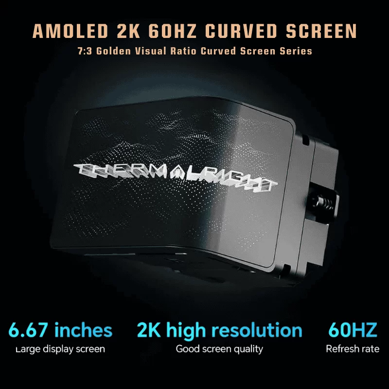 THERMALRIGHT Wonder Vision 360 UB ARGB Black AIO Liquid CPU Cooler - 6.67'' Curved Screen 3D Effect, 2150RPM TL-UB36 Fans 4 THERMALRIGHT Wonder Vision 360 UB ARGB Black AIO Liquid CPU Cooler - 6.67'' Curved Screen 3D Effect, 2150RPM TL-UB36 Fans - Ảnh 4