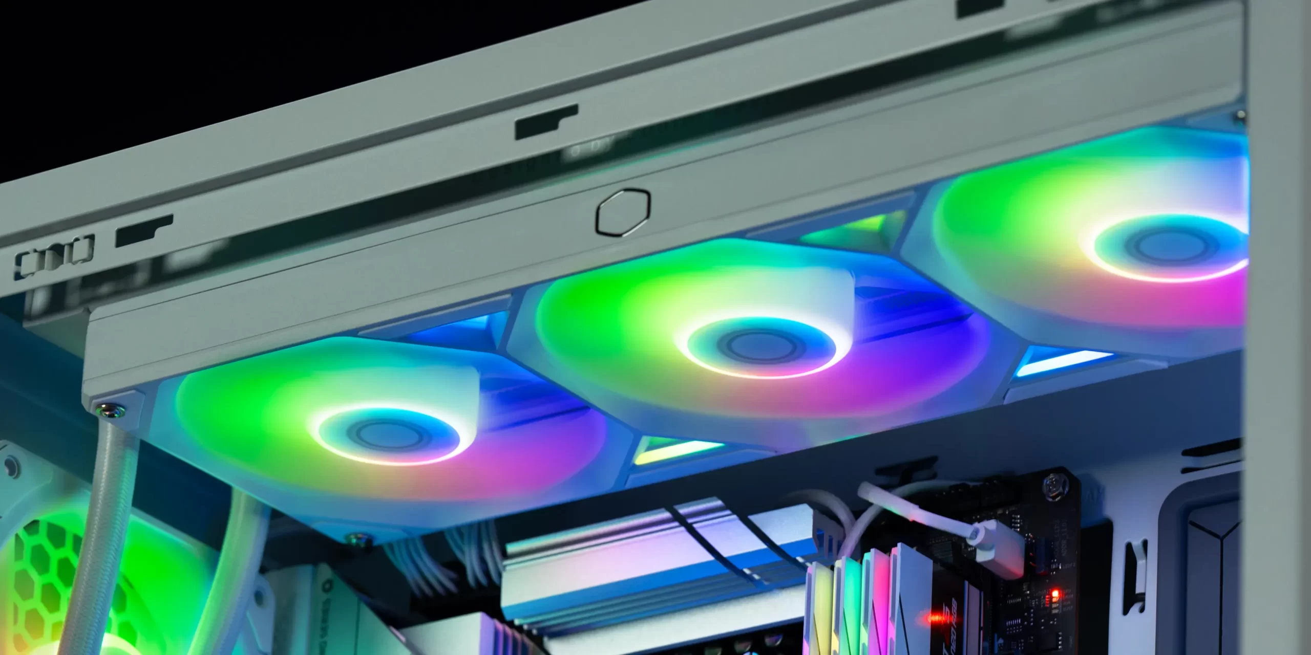 Cooler Master MASTERLIQUID 360 ATMOS II LCD White AIO Liquid CPU Cooler 12 sickle image scaled