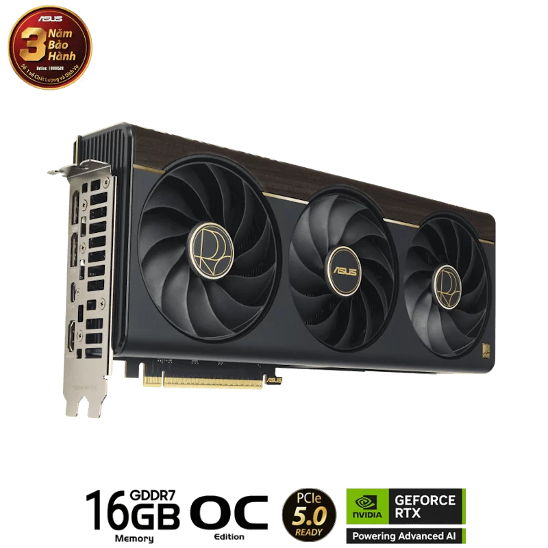 ASUS ProArt GeForce RTX 5080 OC Editon 16GB GDDR7 (PROART-RTX5080-O16G) Graphics Card 12 ASUS ProArt GeForce RTX 5080 OC Editon 16GB GDDR7 (PROART-RTX5080-O16G) Graphics Card - Ảnh 12