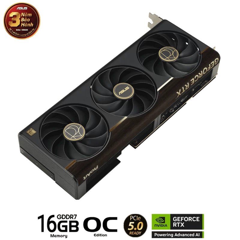 ASUS ProArt GeForce RTX 5080 OC Editon 16GB GDDR7 (PROART-RTX5080-O16G) Graphics Card 2 ASUS ProArt GeForce RTX 5080 OC Editon 16GB GDDR7 (PROART-RTX5080-O16G) Graphics Card - Ảnh 2