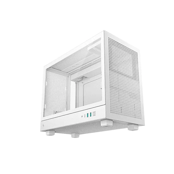 DEEPCOOL CH160 Plus White Portable High Airflow M-ITX Case 2 DEEPCOOL CH160 Plus White Portable High Airflow M-ITX Case - Ảnh 2