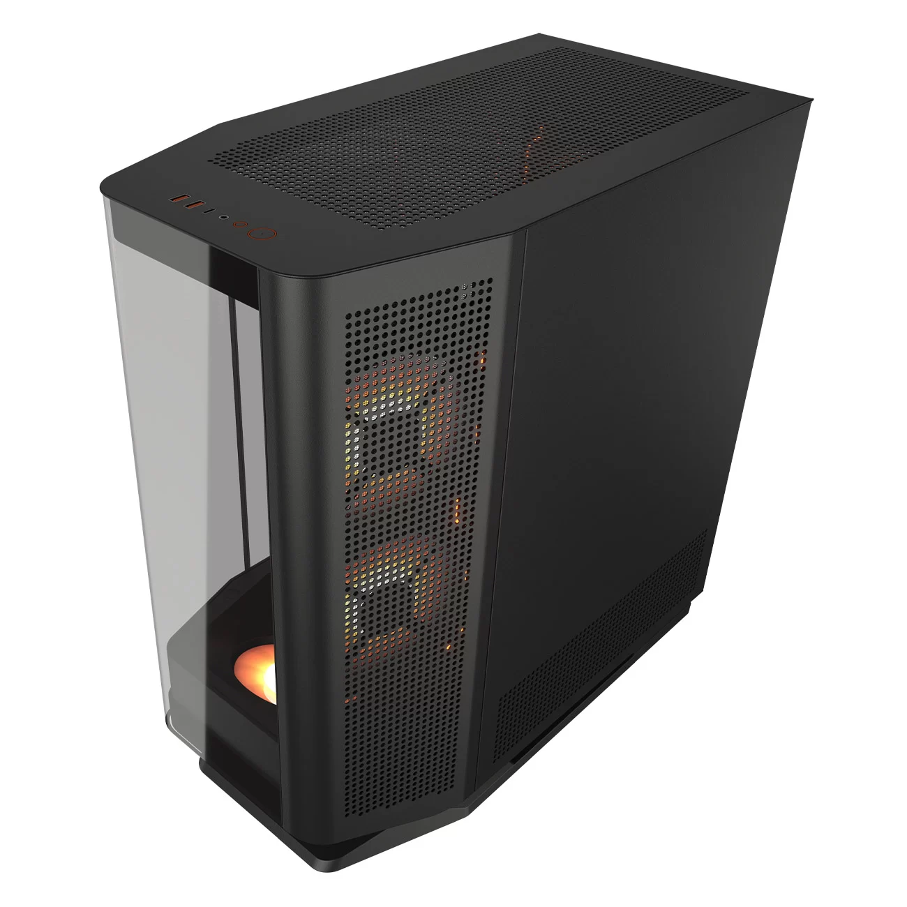 Cougar FV270 RGB Black Mid-Tower E-ATX Gaming Case - 4 Pre-installed Fans, BTF MB support 7 Cougar FV270 RGB Black Mid-Tower E-ATX Gaming Case - 4 Pre-installed Fans, BTF MB support - Ảnh 7