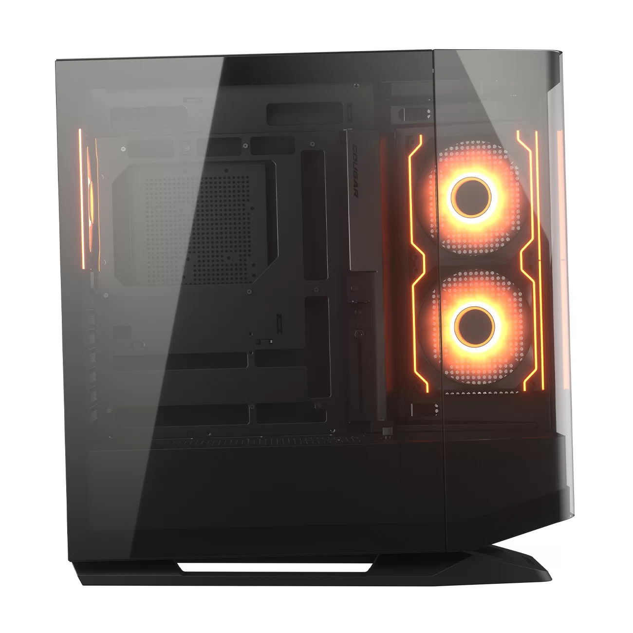 Cougar FV270 RGB Black Mid-Tower E-ATX Gaming Case - 4 Pre-installed Fans, BTF MB support 3 Cougar FV270 RGB Black Mid-Tower E-ATX Gaming Case - 4 Pre-installed Fans, BTF MB support - Ảnh 3