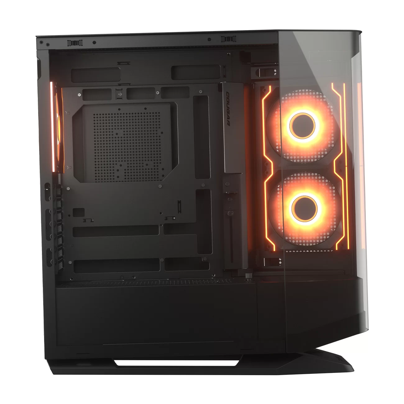 Cougar FV270 RGB Black Mid-Tower E-ATX Gaming Case - 4 Pre-installed Fans, BTF MB support 5 Cougar FV270 RGB Black Mid-Tower E-ATX Gaming Case - 4 Pre-installed Fans, BTF MB support - Ảnh 5