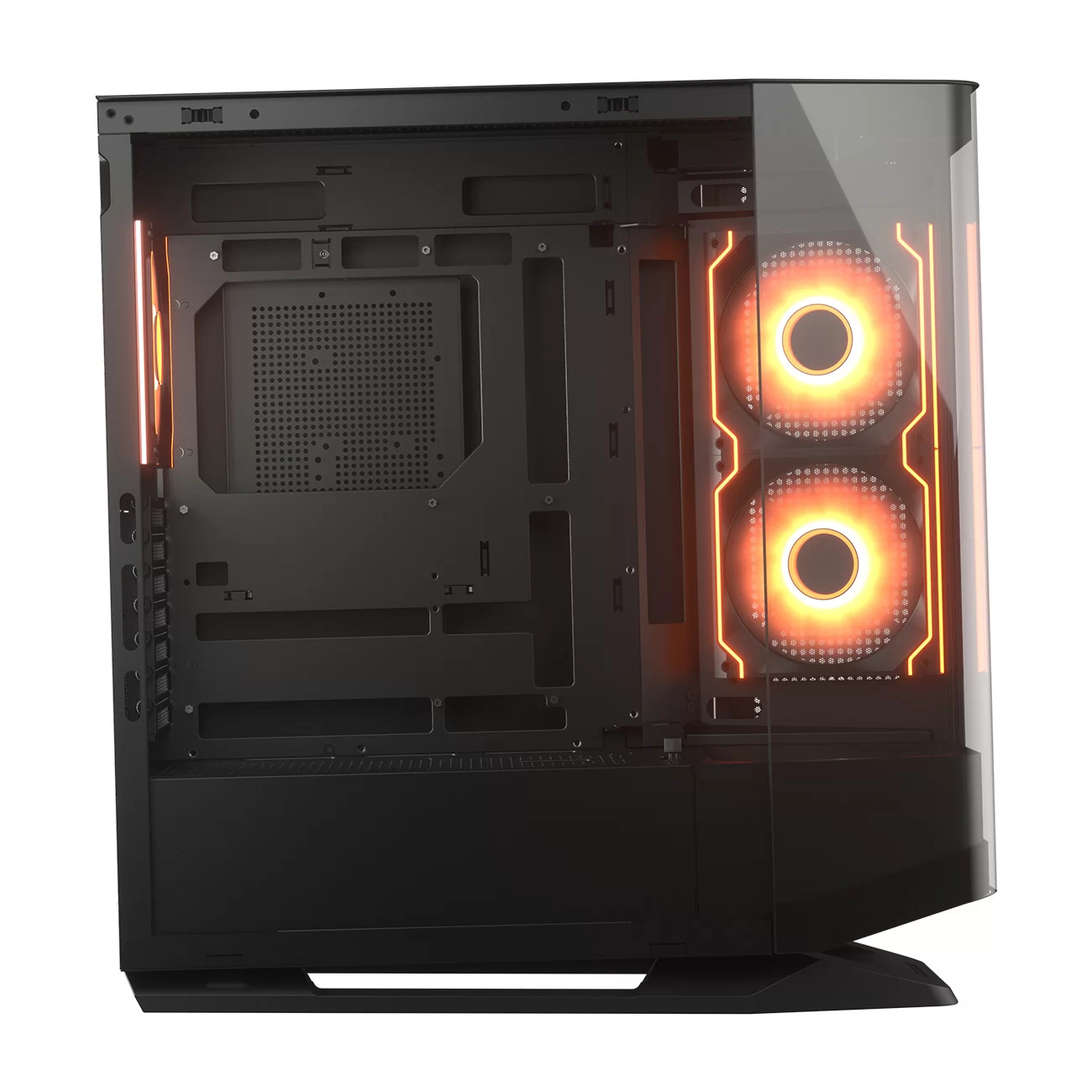 Cougar FV270 RGB Black Mid-Tower E-ATX Gaming Case - 4 Pre-installed Fans, BTF MB support 4 Cougar FV270 RGB Black Mid-Tower E-ATX Gaming Case - 4 Pre-installed Fans, BTF MB support - Ảnh 4