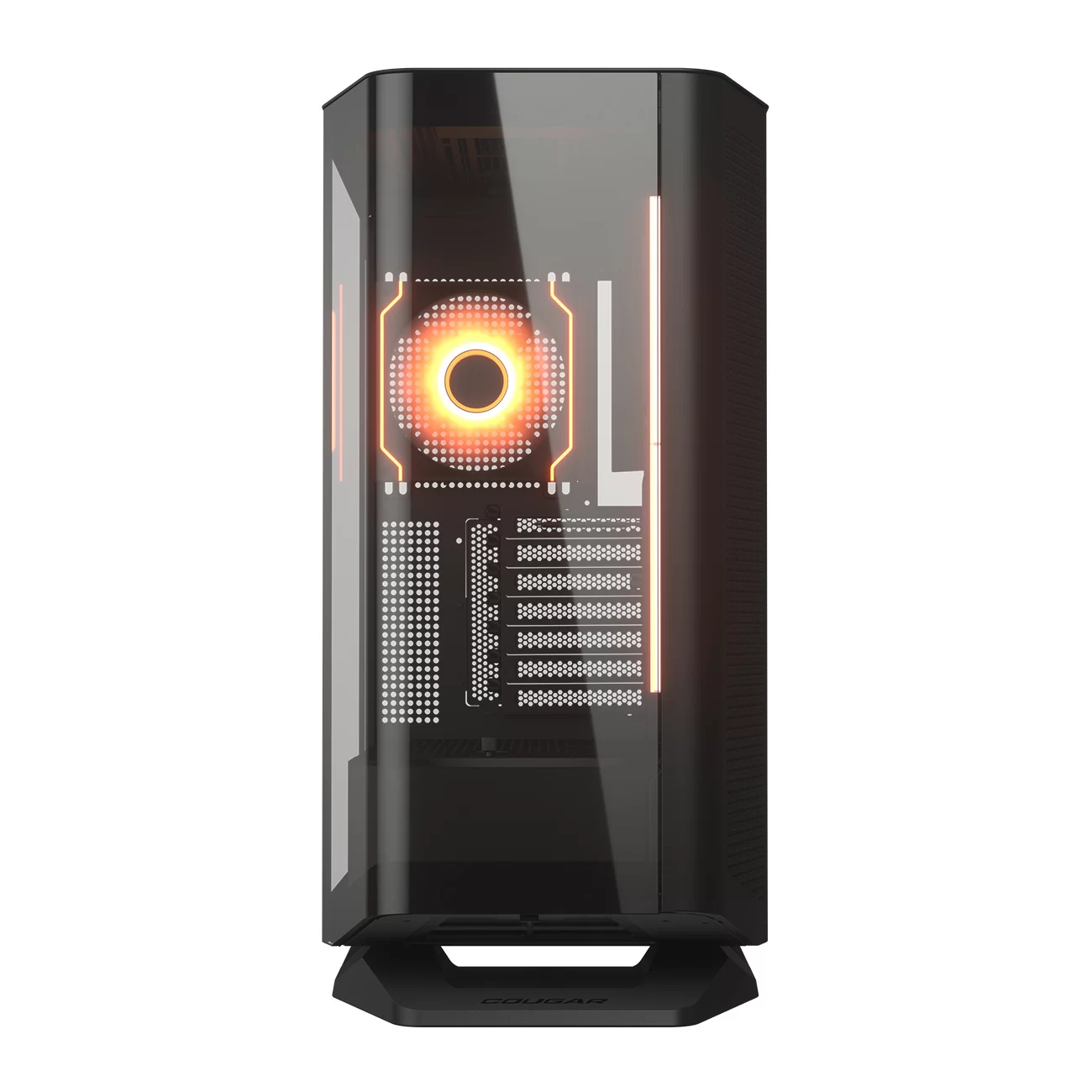 Cougar FV270 RGB Black Mid-Tower E-ATX Gaming Case - 4 Pre-installed Fans, BTF MB support 6 Cougar FV270 RGB Black Mid-Tower E-ATX Gaming Case - 4 Pre-installed Fans, BTF MB support - Ảnh 6