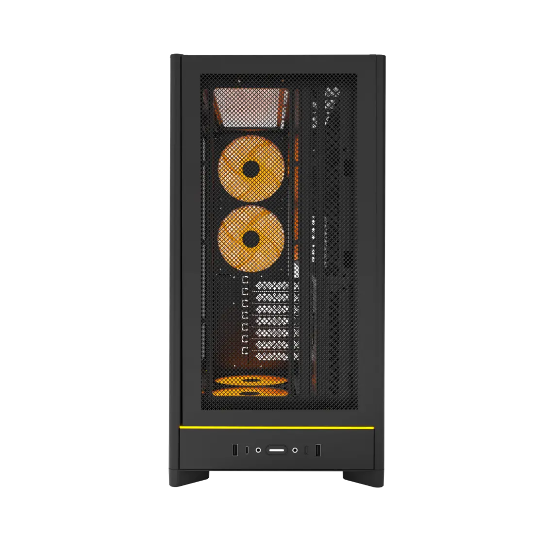 Montech HS01 Pro Black Mesh Front Panel ATX Case - 5x GF120 V2 ARGB fans included 4 Montech HS01 Pro Black Mesh Front Panel ATX Case - 5x GF120 V2 ARGB fans included - Ảnh 4