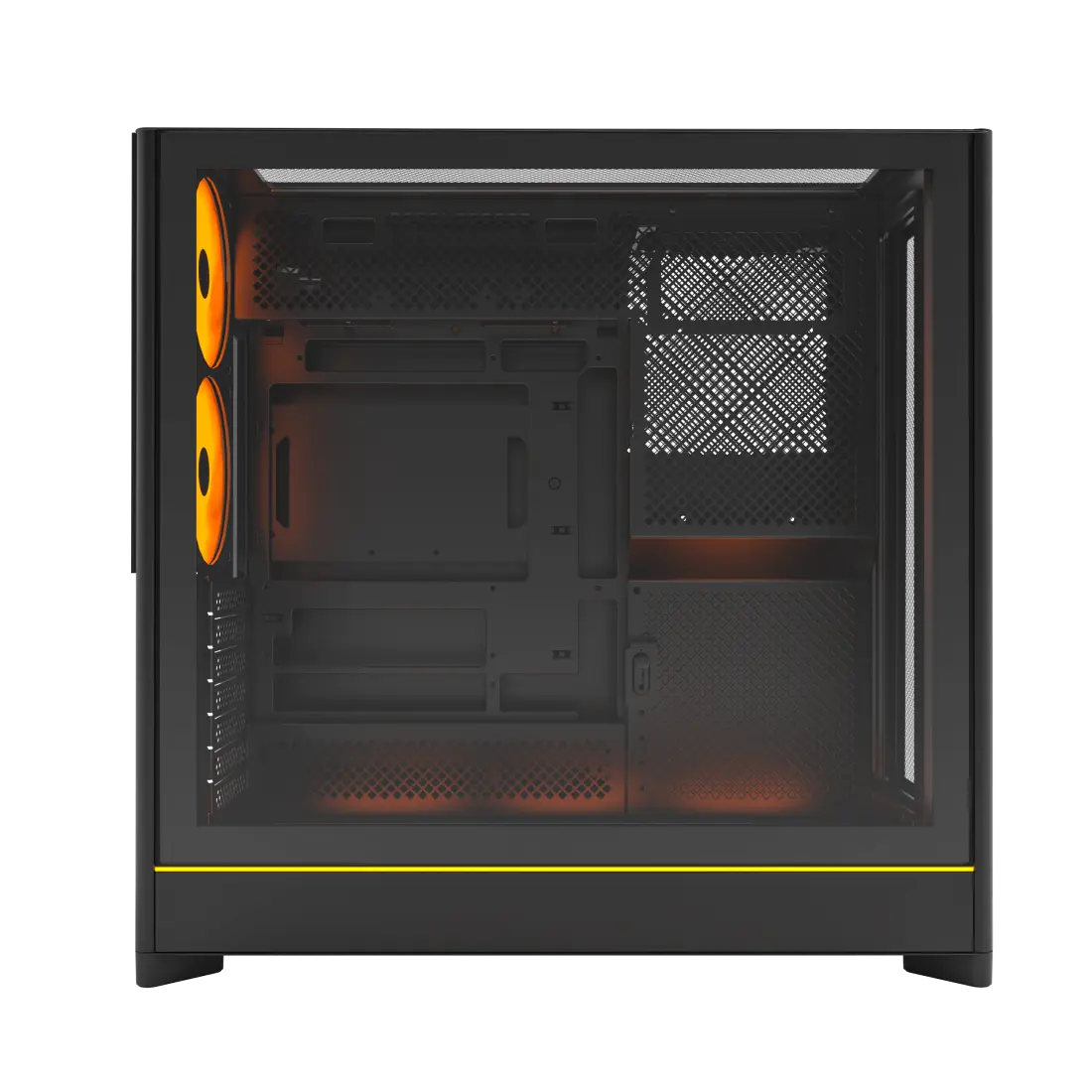 Montech HS01 Pro Black Mesh Front Panel ATX Case - 5x GF120 V2 ARGB fans included 5 Montech HS01 Pro Black Mesh Front Panel ATX Case - 5x GF120 V2 ARGB fans included - Ảnh 5