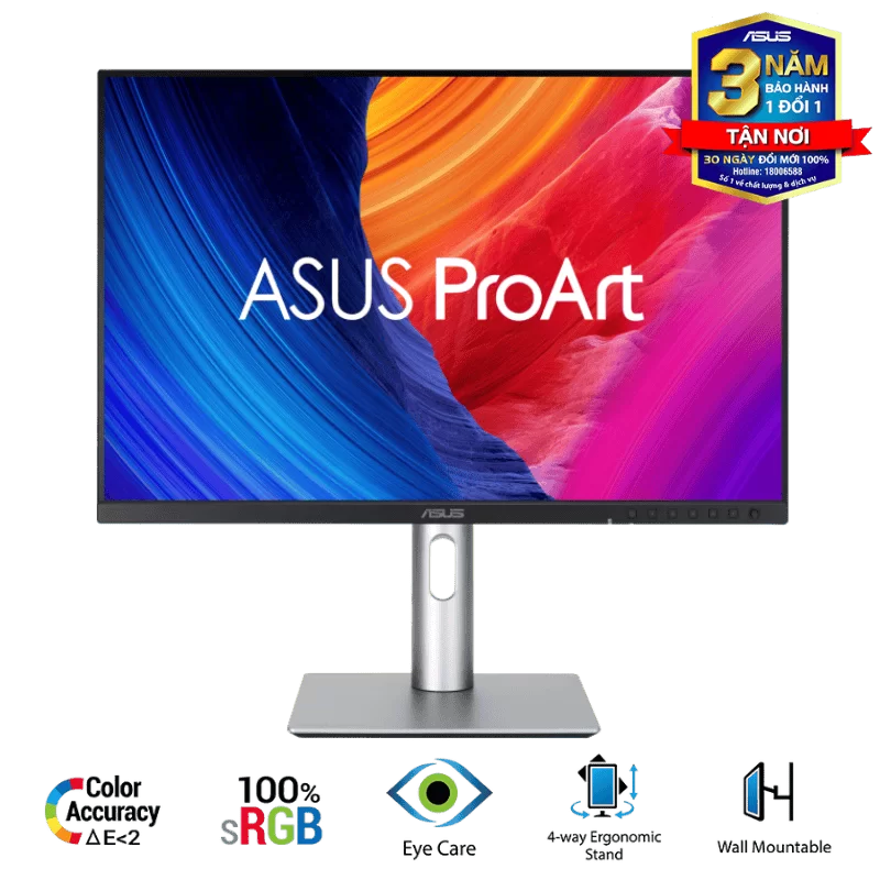 ASUS ProArt PA248QFV (PA248QV Gen2) Professional Monitor - 24.1 inch, 16:10, IPS, WUXGA (1920 x 1200), 100 Hz, 350 cd/m² 1 ASUS ProArt PA248QFV (PA248QV Gen2) Professional Monitor - 24.1 inch, 16:10, IPS, WUXGA (1920 x 1200), 100 Hz, 350 cd/m²