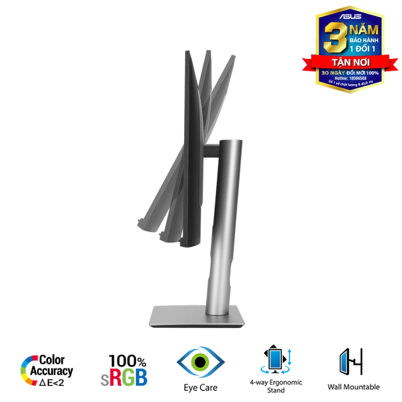ASUS ProArt PA248QFV (PA248QV Gen2) Professional Monitor - 24.1 inch, 16:10, IPS, WUXGA (1920 x 1200), 100 Hz, 350 cd/m² 13 ASUS ProArt PA248QFV (PA248QV Gen2) Professional Monitor - 24.1 inch, 16:10, IPS, WUXGA (1920 x 1200), 100 Hz, 350 cd/m² - Ảnh 13