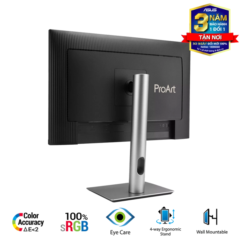 ASUS ProArt PA248QFV (PA248QV Gen2) Professional Monitor - 24.1 inch, 16:10, IPS, WUXGA (1920 x 1200), 100 Hz, 350 cd/m² 9 ASUS ProArt PA248QFV (PA248QV Gen2) Professional Monitor - 24.1 inch, 16:10, IPS, WUXGA (1920 x 1200), 100 Hz, 350 cd/m² - Ảnh 9