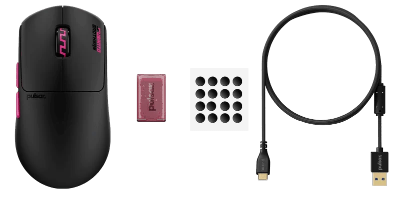 Pulsar SusantoX Gaming Mouse PackageContents