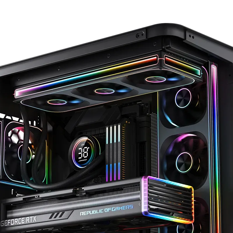 JONSBO ZA-360B Fan Case - 3in1, 120mm PWM 3Pin ARGB, 4-Sides Infinity Mirror 11 JONSBO ZA-360B Fan Case - 3in1, 120mm PWM 3Pin ARGB, 4-Sides Infinity Mirror - Ảnh 11