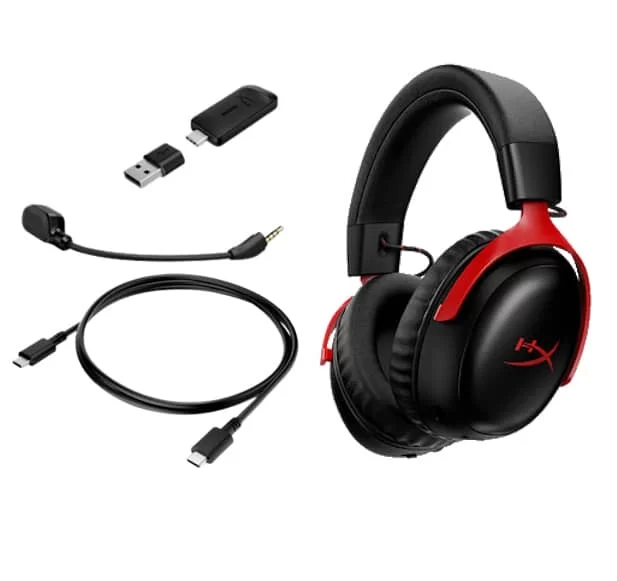 HyperX Cloud III S Wireless Red (A59Z0AA) Gaming Headset 7 HyperX Cloud III S Wireless Red (A59Z0AA) Gaming Headset - Ảnh 7