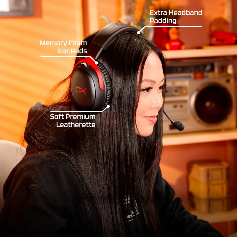HyperX Cloud III S Wireless White (AX6G1AA) Gaming Headset 21 HyperX Cloud III S Wireless