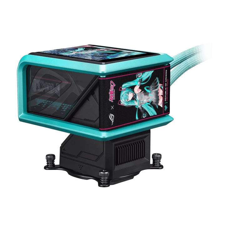 ASUS ROG RYUO IV 360 ARGB Hatsune Miku Edition AIO Liquid CPU Cooler 6 ASUS ROG RYUO IV 360 ARGB Hatsune Miku Edition AIO Liquid CPU Cooler - Ảnh 6