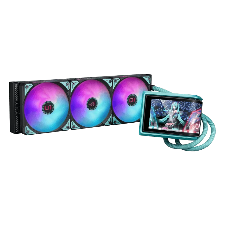 ASUS ROG RYUO IV 360 ARGB Hatsune Miku Edition AIO Liquid CPU Cooler 2 ASUS ROG RYUO IV 360 ARGB Hatsune Miku Edition AIO Liquid CPU Cooler - Ảnh 2