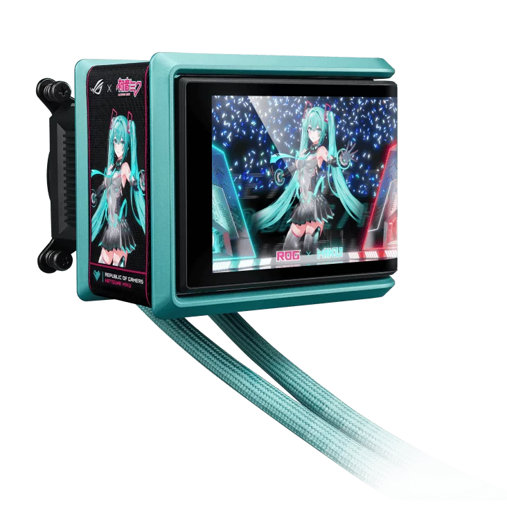 ASUS ROG RYUO IV 360 ARGB Hatsune Miku Edition AIO Liquid CPU Cooler 7 ASUS ROG RYUO IV 360 ARGB Hatsune Miku Edition AIO Liquid CPU Cooler - Ảnh 7