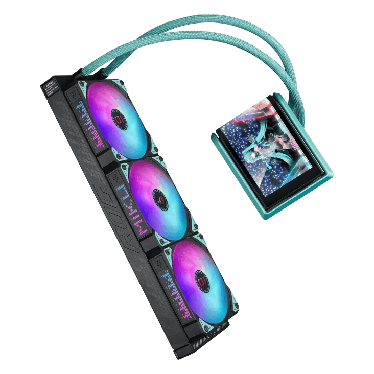 ASUS ROG RYUO IV 360 ARGB Hatsune Miku Edition AIO Liquid CPU Cooler 4 ASUS ROG RYUO IV 360 ARGB Hatsune Miku Edition AIO Liquid CPU Cooler - Ảnh 4