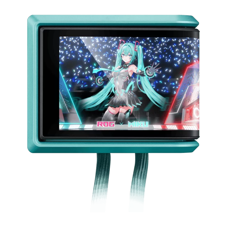 ASUS ROG RYUO IV 360 ARGB Hatsune Miku Edition AIO Liquid CPU Cooler 8 ASUS ROG RYUO IV 360 ARGB Hatsune Miku Edition AIO Liquid CPU Cooler - Ảnh 8
