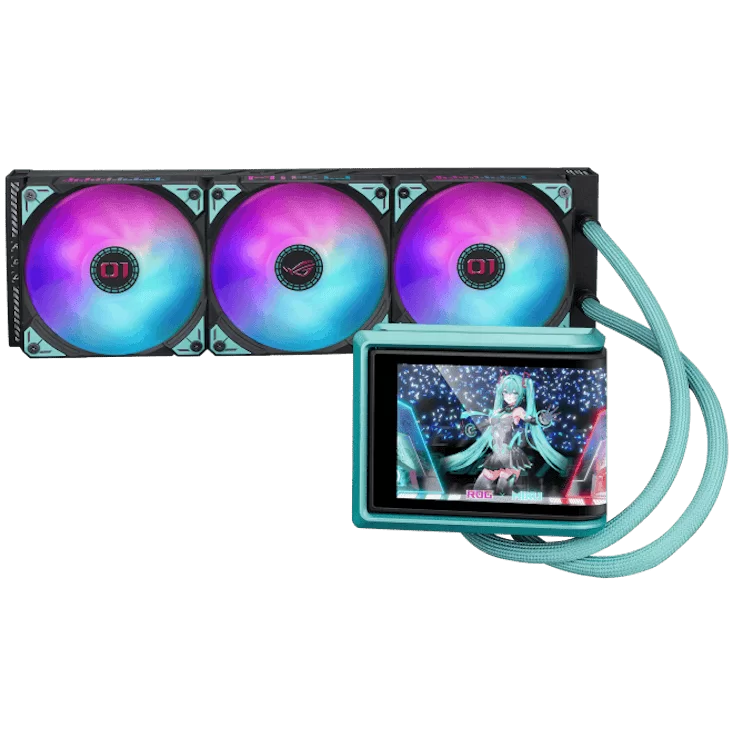 ASUS ROG RYUO IV 360 ARGB Hatsune Miku Edition AIO Liquid CPU Cooler 1 ASUS ROG RYUO IV 360 ARGB Hatsune Miku Edition AIO Liquid CPU Cooler