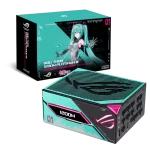 ASUS ROG Thor 1200W Platinum III Hatsune Miku Edition Gaming PSU - 1200W, ATX 3.1 compatible, magnetic OLED display, 80 Plus Platinum
