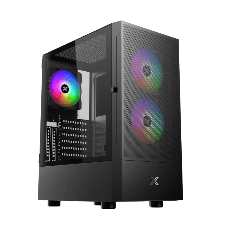 XIGMATEK SKY III 3F (EN47695) Tempered Case - 2x 120mm Fan included