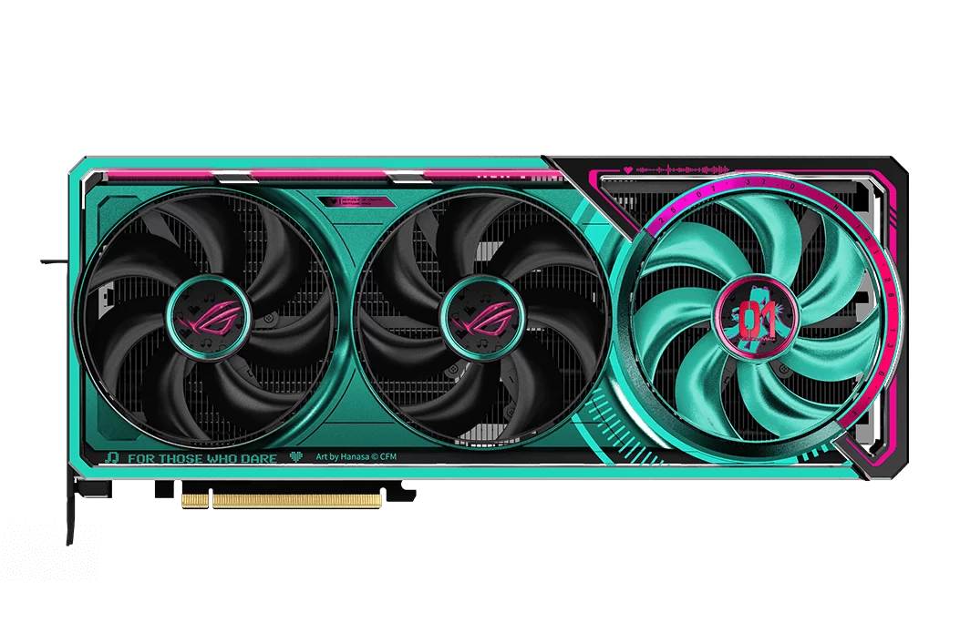 rog astral geforce rtx 5080 o16g hatsune miku edition