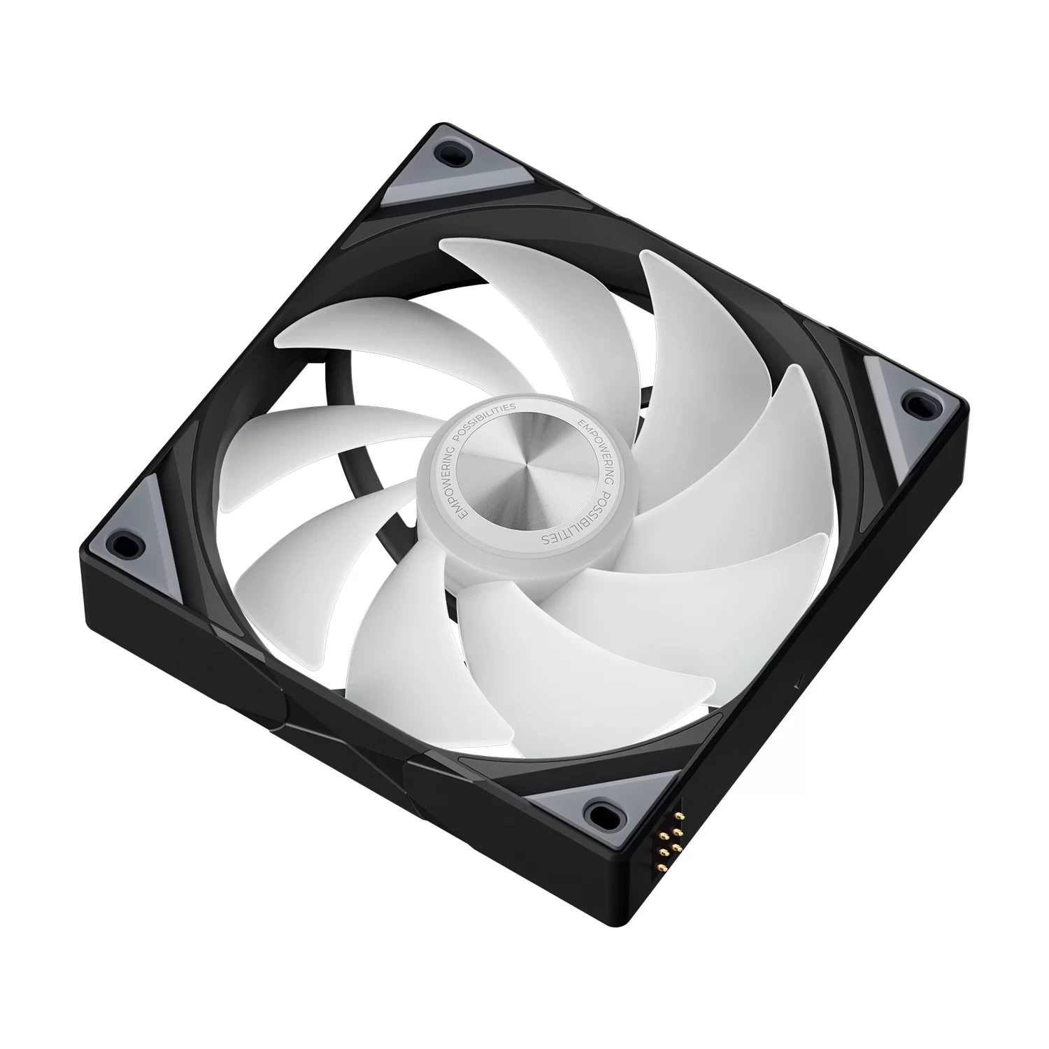 TRYX ROTA SL ARGB 120 Triple Pack Black Fan - Regular Flow, 3x120mm PWM, Daisy Chain Magnetic Connection 5 TRYX ROTA SL ARGB 120 Triple Pack Black Fan - Regular Flow, 3x120mm PWM, Daisy Chain Magnetic Connection - Ảnh 5
