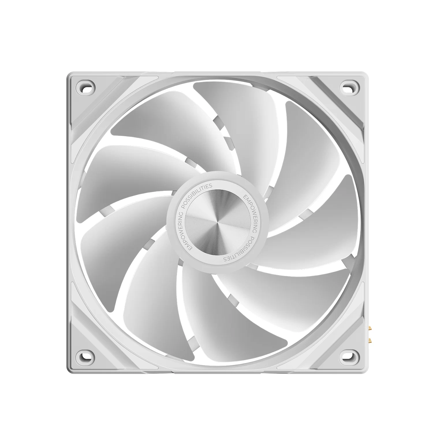 TRYX ROTA SL ARGB Reverse 120 Triple Pack White Fan - Reverse Flow, 3x120mm PWM, Daisy Chain Magnetic Connection 2 TRYX ROTA SL ARGB Reverse 120 Triple Pack White Fan - Reverse Flow, 3x120mm PWM, Daisy Chain Magnetic Connection - Ảnh 2