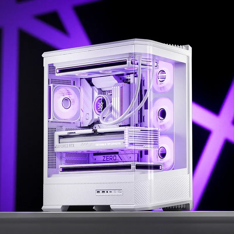 Jonsbo D400 White Case - ATX, Curved Glass Design, Support BTF 22 Jonsbo D400 White Case - ATX, Curved Glass Design, Support BTF - Ảnh 22