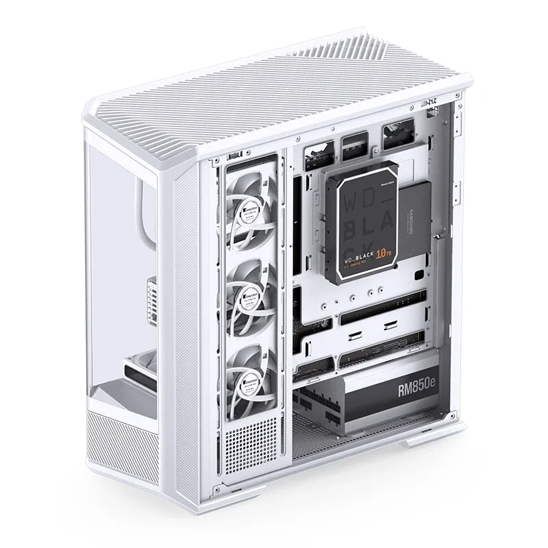 Jonsbo D400 White Case - ATX, Curved Glass Design, Support BTF 15 Jonsbo D400 White Case - ATX, Curved Glass Design, Support BTF - Ảnh 15