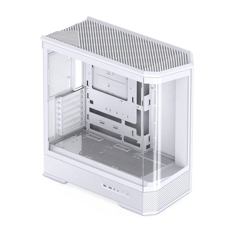Jonsbo D400 White Case - ATX, Curved Glass Design, Support BTF 3 Jonsbo D400 White Case - ATX, Curved Glass Design, Support BTF - Ảnh 3