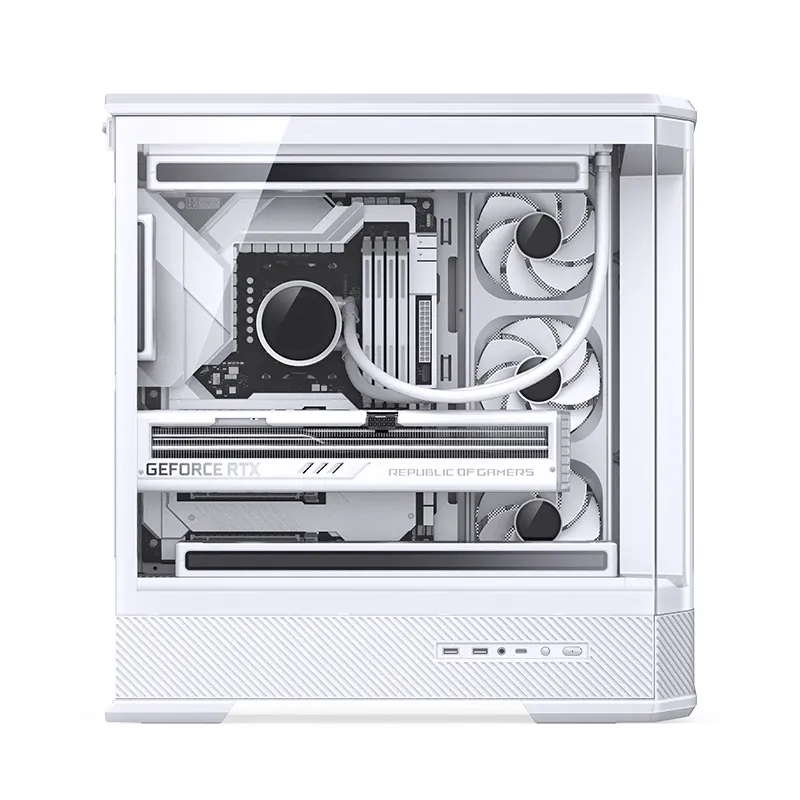 Jonsbo D400 White Case - ATX, Curved Glass Design, Support BTF 18 Jonsbo D400 White Case - ATX, Curved Glass Design, Support BTF - Ảnh 18