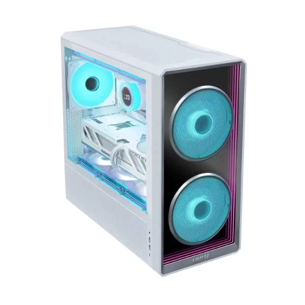 Lian Li LANCOOL 217 INF White Mid Tower ATX Case 2 Lian Li LANCOOL 217 INF White Mid Tower ATX Case - Ảnh 2