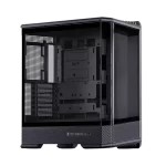 Jonsbo D400 Black Case - ATX, Curved Glass Design, Support BTF