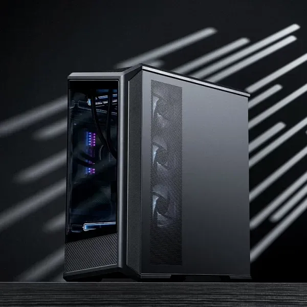 Jonsbo D400 Black Case - ATX, Curved Glass Design, Support BTF 21 Jonsbo D400 Black Case - ATX, Curved Glass Design, Support BTF - Ảnh 21