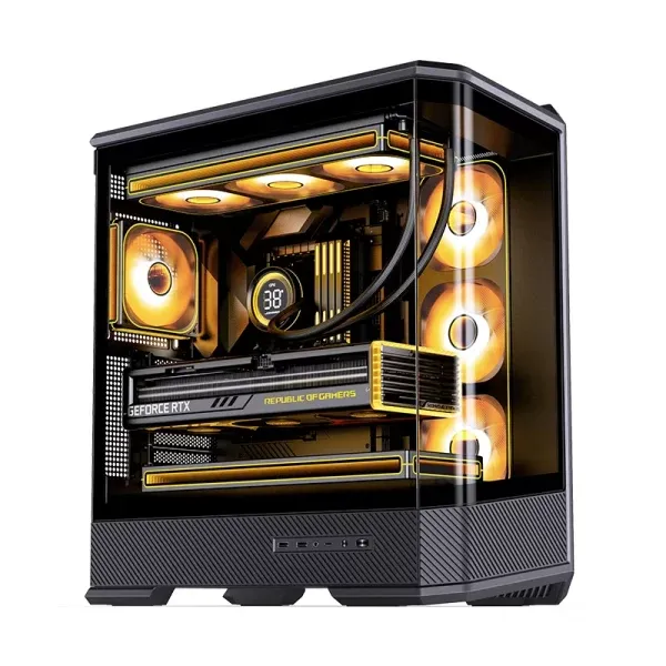 Jonsbo D400 Black Case - ATX, Curved Glass Design, Support BTF 6 Jonsbo D400 Black Case - ATX, Curved Glass Design, Support BTF - Ảnh 6