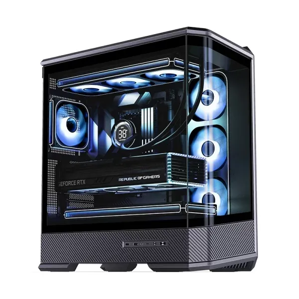 Jonsbo D400 Black Case - ATX, Curved Glass Design, Support BTF 22 Jonsbo D400 Black Case - ATX, Curved Glass Design, Support BTF - Ảnh 22