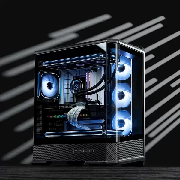 Jonsbo D400 Black Case - ATX, Curved Glass Design, Support BTF 23 Jonsbo D400 Black Case - ATX, Curved Glass Design, Support BTF - Ảnh 23