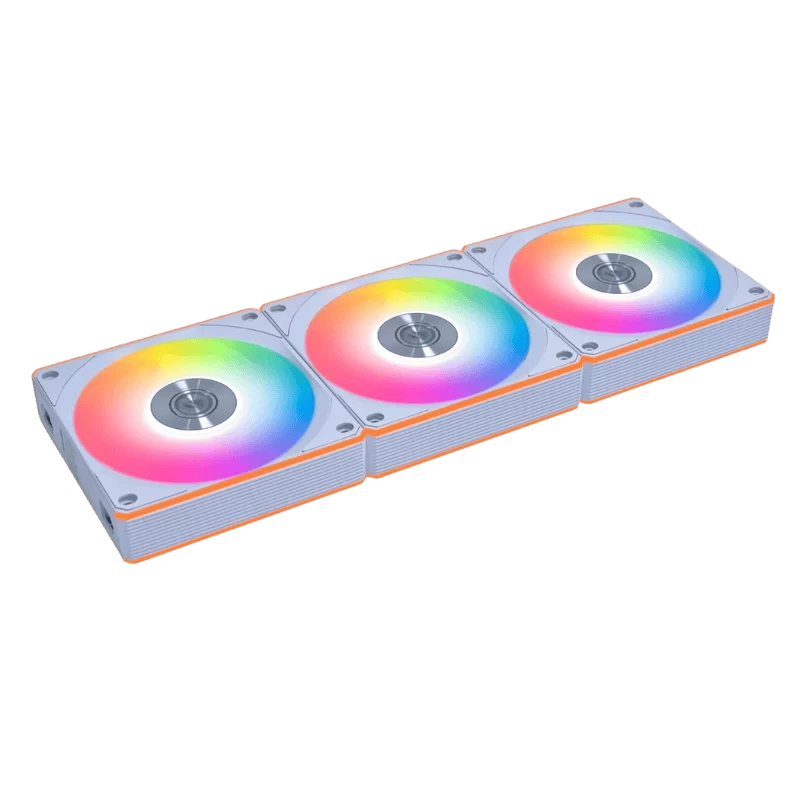 Lian Li UNI FAN CL Wireless Reverse Blade 120-3 Triple White Fan (12RCL1W3W) - 3×120 mm, ARGB, FDB, 1x L-Wireless Controller