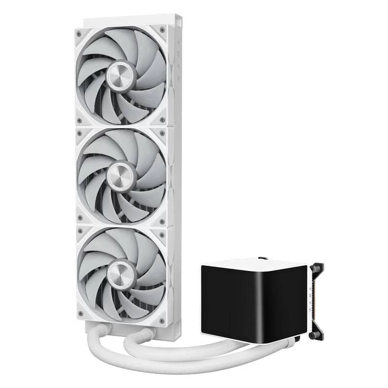 TRYX PANORAMA 360 WHITE AIO Liquid CPU Cooler - 6.5inch curved screen, 360mm radiator, Asetek Adela pump 5 TRYX PANORAMA 360 WHITE AIO Liquid CPU Cooler - 6.5inch curved screen, 360mm radiator, Asetek Adela pump - Ảnh 5