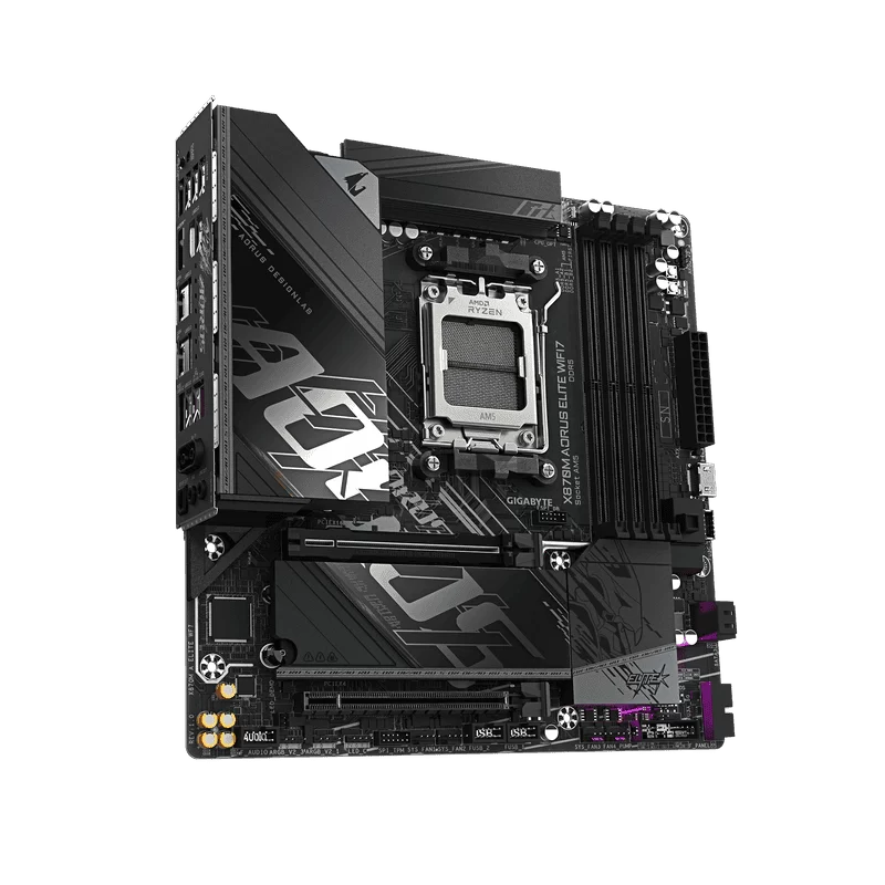 GIGABYTE X870M AORUS ELITE WIFI7 Mainboard 4 GIGABYTE X870M AORUS ELITE WIFI7 Mainboard - Ảnh 4
