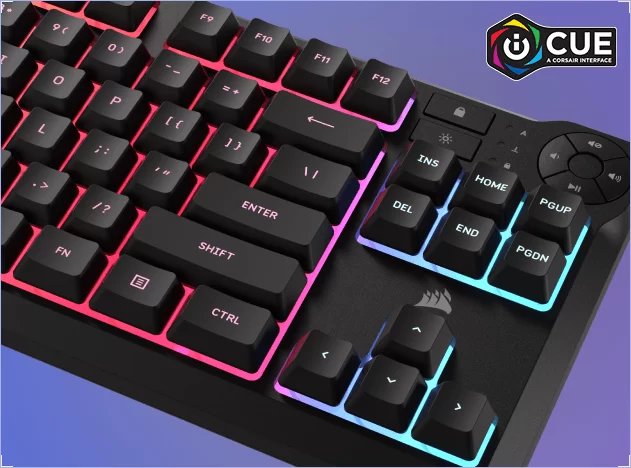 k55 core rgb customize 8zones