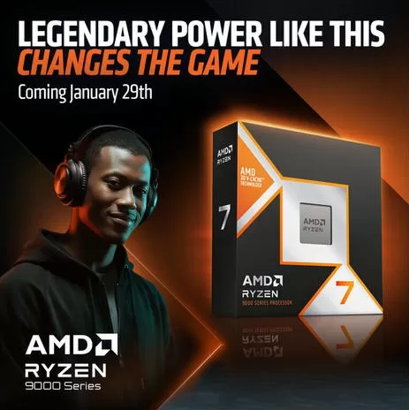AMD Ryzen 7 9850X3D Tray Processor - 8C16T, 4.7GHz Up to 5.6GHz, 96 MB Cache L3, PCIe 5.0, Zen 5 Granite Ridge AM5, 120W TDP, AMD Radeon™ Graphics 3 AMD Ryzen 7 9850X3D Tray Processor - 8C16T, 4.7GHz Up to 5.6GHz, 96 MB Cache L3, PCIe 5.0, Zen 5 Granite Ridge AM5, 120W TDP, AMD Radeon™ Graphics - Ảnh 3